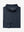 Folded view of navy solid stretch cotton pique long sleeve polo shirt