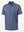 Front 3D view of Performance quick dry print golf polos in navy white floral, clean athletic design