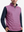 Front upper body shot of model wearing red navy flower full print quarter zip sleeveless vest pullover