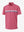 3D mockup showcasing CRANBERRY Chest Print Polo Shirts