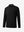 3d view of garment in black warm brushed mock neck golf t shirt
