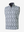 3D view of black grey leaf1 full print quarter zip sleeveless vest pullover