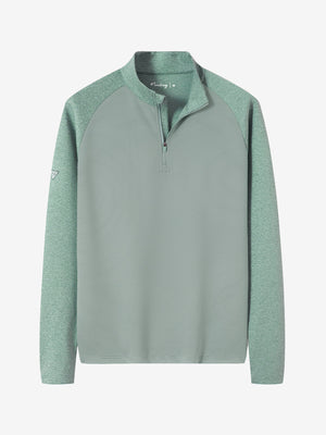 Colorblock Stripe Raglan Quarter Zip