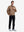 Men's Micro Suede Bomber Jacket With Jacquard Rib Trim