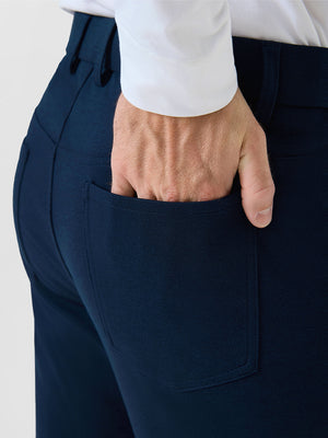 Textured Proflex Chino Pants With 5 Pockets