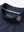 Collar detail close-up in navy warm brushed mock neck golf t shirt