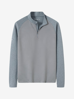Colorblock Stripe Raglan Quarter Zip
