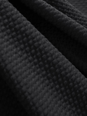 Heather Textured Quarter Zip Pullover