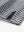 Close-up detail of hem opening on Sport Fit Stripe Polo in Dark Grey Stripe