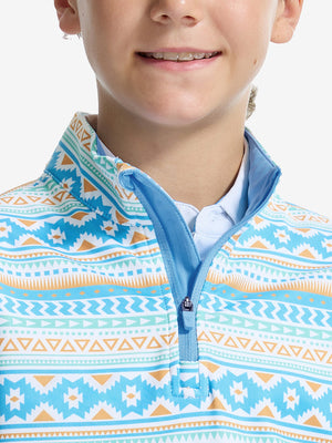 Youth Print Midlayer Q-Zip Pullover Sweatshirts