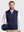 Nylon Blend Stripe Texture Golf Vest with 5 Pockets