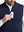 Nylon Blend Stripe Texture Golf Vest with 5 Pockets