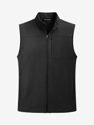Nylon Blend Stripe Texture Golf Vest with 5 Pockets