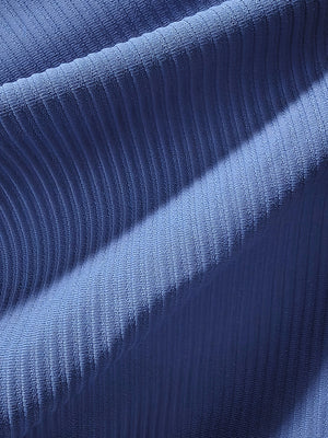 Nylon Blend Stripe Texture Golf Vest with 5 Pockets
